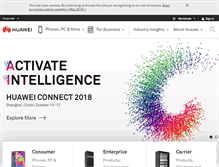 Tablet Screenshot of m.huawei.com