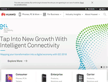 Tablet Screenshot of huawei.com